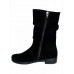 Half boots from natural suede.Free shipping