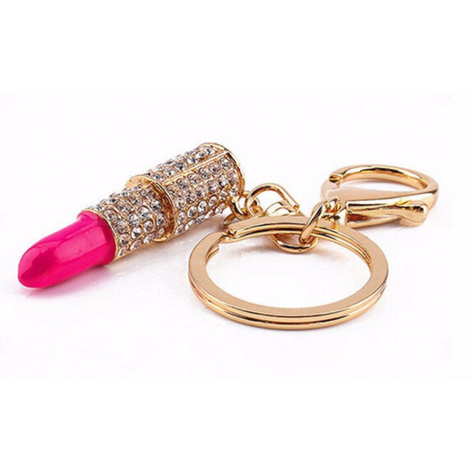 Pendant Lipstick rhinestone