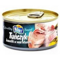 Tuna slices in own sauce Tunczyk kawalki Kier 170g Poland  2 pieces