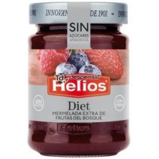 Helios. Wild berry jam without sugar 280g