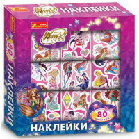 Sets of stickers in the Winx box