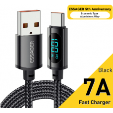 Essager USB Type C To USB C Cable 100W/7A PD Fast Charging Charger Wire Cord For Macbook Xiaomi Samsung Type-C USBC Cable