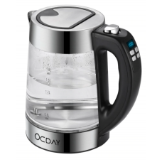 OCDAY glass electric kettle with temperature control 1.8l electronic display with four buttons temperature control stainless steel kettle