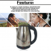 Stainless steel electric kettle, 2L, energy-efficient, anti-dry, water proof, heating, drip tray, jug shut off automatically, kettle