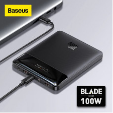 Power Bank Baseus PD 100 Вт с быстрой зарядкой 20000 мАч Power Bank с цифровым дисплеем...