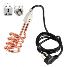 New Portable Fast Stainless Steel Immersion Electric Heater Boiler Water Heating Element Travel Home Bathroom Use 2500W 220V