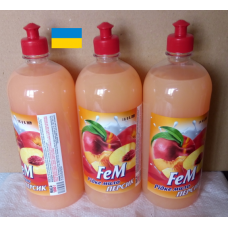 Liquid hand soap Fem PEACH Odor neutralizing 1000 ml 3 pieces