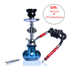 Portable travel hookah with accessories