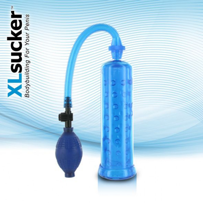 XLsucker Penis Pump Blue Vacuum Pump