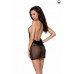 Erotic set ERZA CHEMISE Black L / XL - Passion