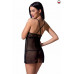 Erotic women's chemise QUENTRIS CHEMISE Black S / M - Passion Exclusive