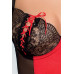 Erotic corset RODOS CORSET Red XXL / XXXL - Passion Exclusive