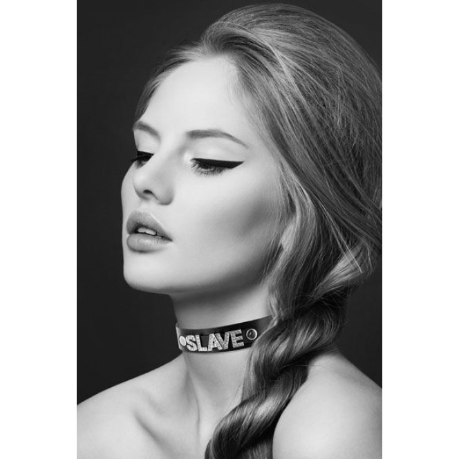 Bijoux Pour Toi Rhinestone Choker - SLAVE