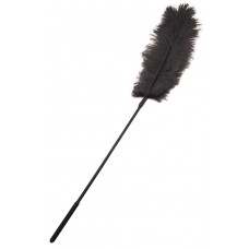 Ostrich Feather Tickle Sportsheets Ostrich Tickler Black