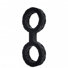 Silicone Handcuffs Doc Johnson The Cuffs Small - Black