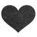 Bijoux Indiscrets Nipple Decoration - Flash Heart Black