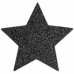 Bijoux Indiscrets Nipple Decoration - Flash Star Black