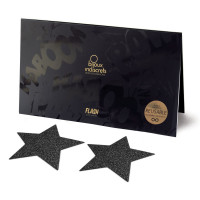 Bijoux Indiscrets Nipple Decoration - Flash Star Black