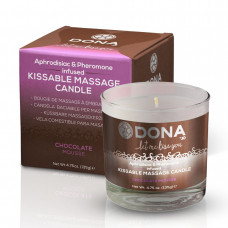 Массажная свеча DONA Kissable Massage Candle Chocolate Mousse (125 мл)