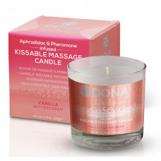 DONA Kissable Massage Candle Vanilla Buttercream Massage Candle (125 ml)