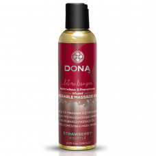 Массажное масло DONA Kissable Massage Oil Strawberry Souffle (110 мл)