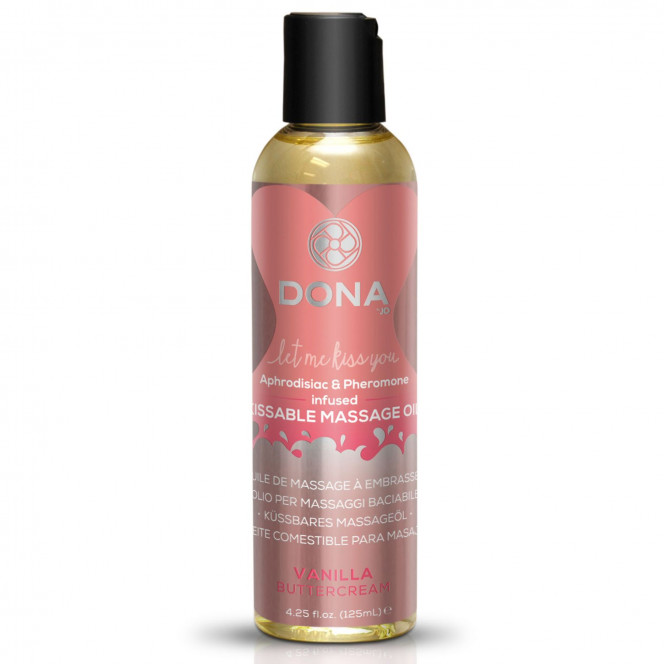 Массажное масло DONA Kissable Massage Oil Vanilla Buttercream (110 мл)