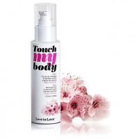 2-in-1 Massage Gel & Lubricant Love To Love TOUCH MY BODY Cherry Blossom (100 ml)