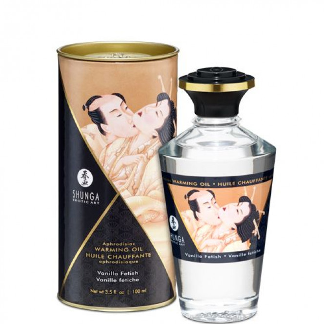 Warming Oil Shunga APHRODISIAC WARMING OIL - Vanilla Fetish (100 ml)