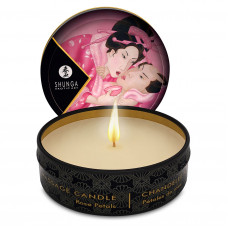 Массажная свеча Shunga MINI MASSAGE CANDLE - Rose Petals (30 мл)