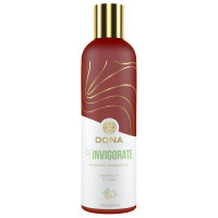 DONA Reinvigorate Massage Oil - Coconut & Lime Essential Massage Oil (120 ml)