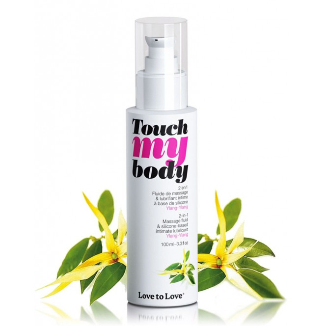 2-in-1 massage gel and lubricant Love To Love TOUCH MY BODY Ylang-Ylang (100 ml)