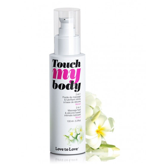 2-in-1 massage gel and lubricant Love To Love TOUCH MY BODY Monoi (100 ml)