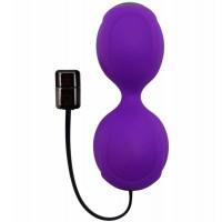 Вагинальные шарики с вибрацией Adrien Lastic Kegel Vibe Purple