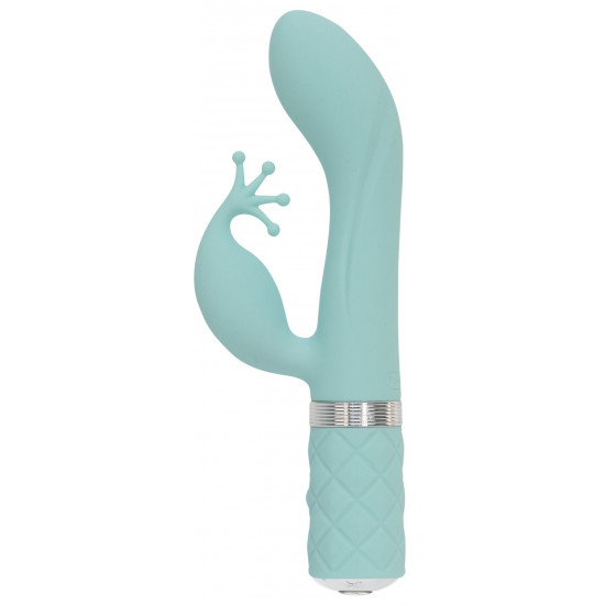 Luxurious vibrator PILLOW TALK - Kinky Teal with Swarovski crystal