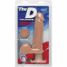 Dildo Doc Johnson The D - Perfect D - Vibrating 8 Inch With Balls - ULTRASKYN