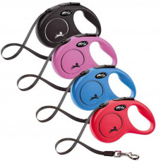 Flexi New Classic S - A lead roulette for dogs of small breeds, a tape (5 m, up to 15 kg)