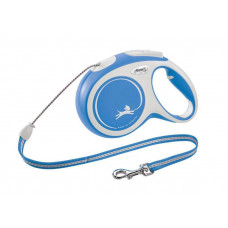 Flexi New Comfort Long M - A lead roulette for dogs of average breeds, a long cable (8 m, up to 20 kg)