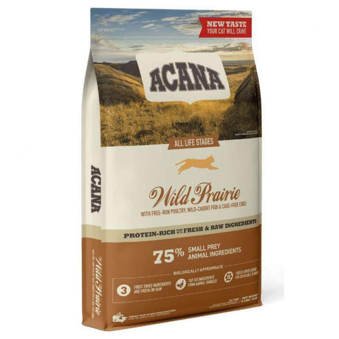 Acana Wild Prairie Cat - A dry feed with chicken and fish for kittens and cats