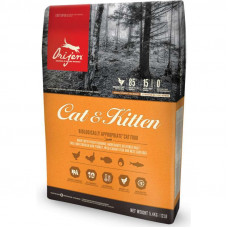 Orijen Cat&Kitten - A dry feed with a turkey and a flounder for kittens and cats