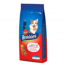 Brekkies Dog Beef - A dry feed with beef for adult dogs of various breeds