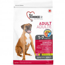 1st Choice (Fest Choys) Adult Lamb Fish - A dry feed with a lamb and fish for adult dogs inclined to an allergy