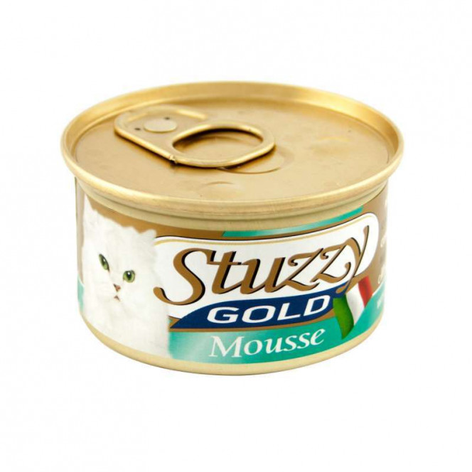 Stuzzy (Shtuzi) Gold Cat Turkey Lamb - A tinned forage with a turkey and a lamb for cats (mousse)