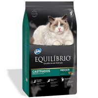 Equilibrio Cat Mature Neutered Indoor - The dry feed with chicken for the adult castrated cats and the sterilized cats is more senior than 7 years