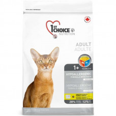 1st Choice (Fest Choys) Hypoallergic is the Dry hypoallergenic feed with a duck for cats