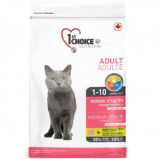 1st Choice (Fest Choys) Vitality Indoor - A dry feed with chicken for adult cats