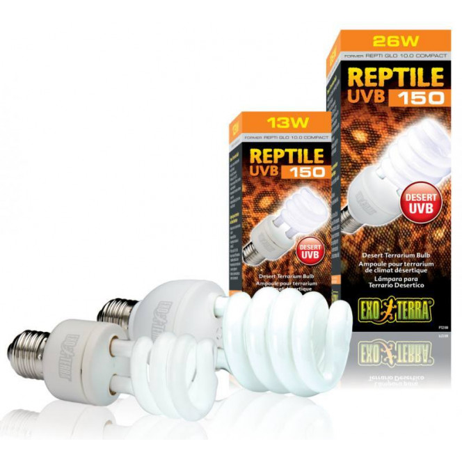 Exo Terra (Ekzo Terra) of Reptile UVB 150 (REPTI GLO 10.0) - A lamp for desert reptiles