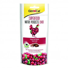 GimCat (DzhimKet) Nutri Pockets SUPERFOOD DUO - Treats for cats with a cranberry and chicken