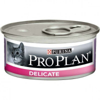 Purina Pro Plan (Pro Plan Purina) Delicate Turkey Cat - A tinned forage with a turkey for cats with a sensitive stomach (paste)