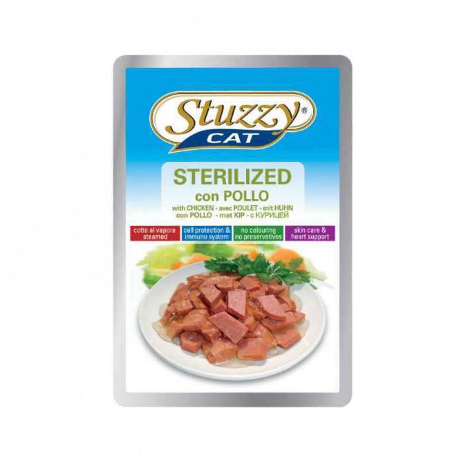 Stuzzy (Shtuzi) Cat Chicken - A tinned forage with chicken for cats (pieces in sauce)