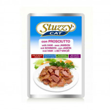 Stuzzy (Shtuzi) Cat Ham Veal - A tinned forage with ham and veal for cats (pieces in jelly)